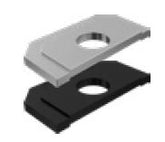 Stackable packer 3mm thick for Madrid Face Mount Spigot